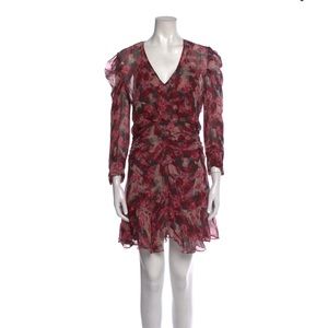 IRO Floral Print Mini Dress